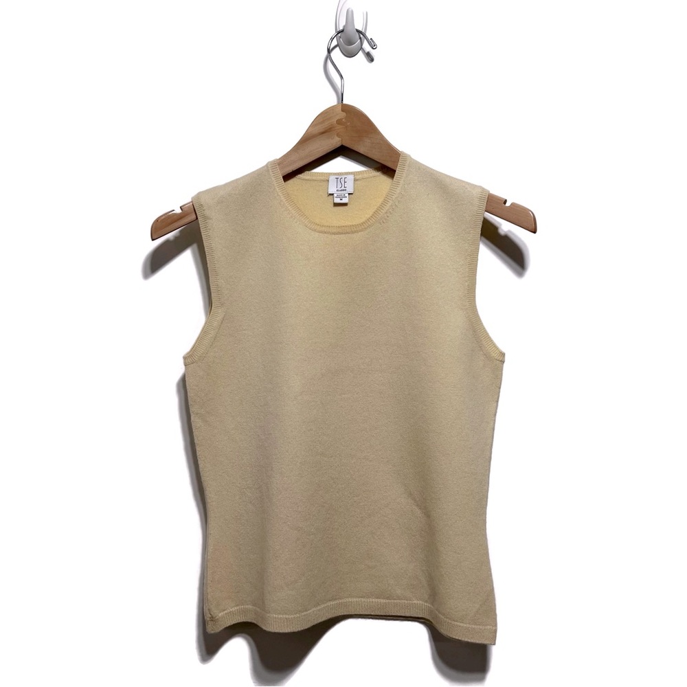 TSE 100% Cashmere Sleeveless Sweater Size M